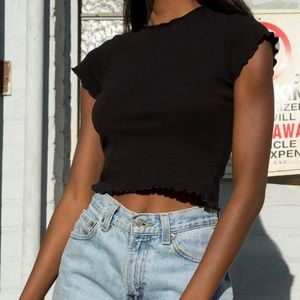 NWOT Brandy Melville Wynn Top (Black)